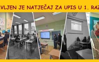 NATJEČAJ ZA UPIS U PRVI RAZRED ŠK. 2025./2026. GOD.