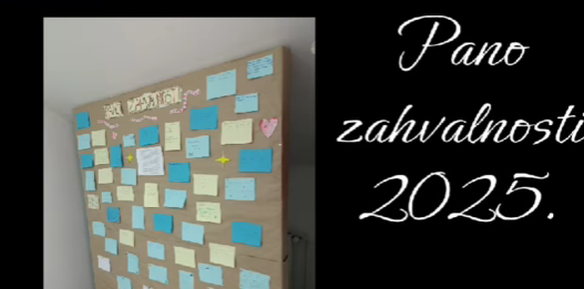 Naš pano zahvalnosti s puno divnih poruka